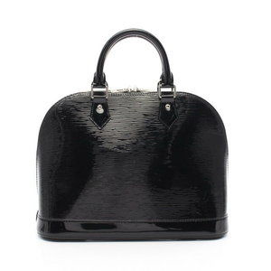Louis Vuitton Alma PM Handbag Leather Electric Epi Black